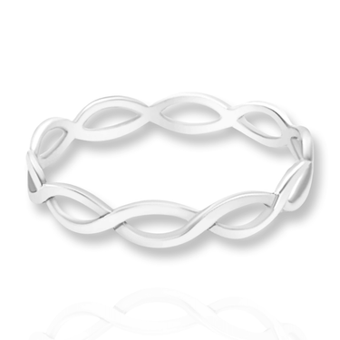 Silver Braid Ring